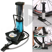 Dual-Use Foot & Hand Air Pump | High-Pressure Inflator with Precision Gauge