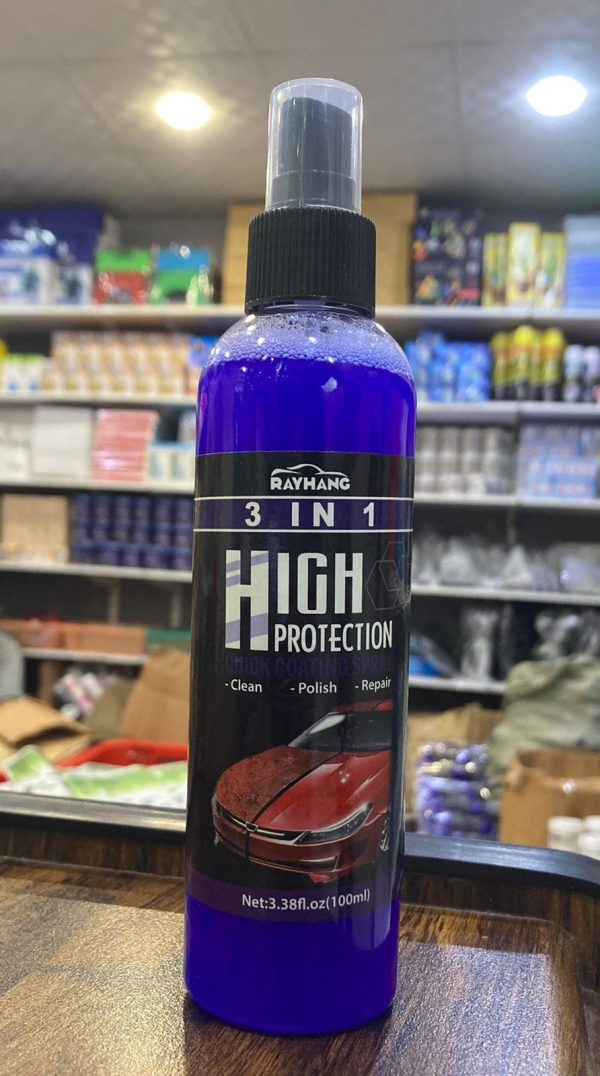 Premium Quality 3 In 1 High Protection Quick Car Coating Spray 🔥| Buy 1 Get 1 Free