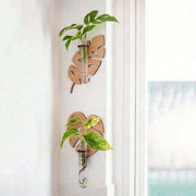 MDF Wood Planter 3D Brown 9x6.5x2 Inch