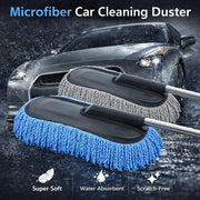Microfiber Car Cleaning Duster | Telescopic Handle Exterior & Interior Cleaner